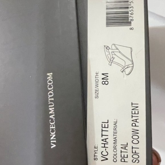 VINCE CAMUTO Petal Patent Leather Sandals - Picture 6 of 6